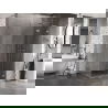 Mexen Lunar L cabină de duș batantă dreapta 75 x 70 cm, transparent, crom - 834L-075-070-01-00-P