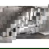 Mexen Lunar L cabină de duș cu balamale dreapta 100 x 100 cm, transparent, crom - 834L-100-100-01-00-P