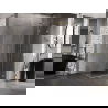 Mexen Lunar L cabină de duș pivotantă dreapta 85 x 80 cm, transparent, auriu periat - 834L-085-080-55-00-P
