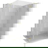 Mexen Lunar L cabină de duș cu ușă dreapta 90 x 80 cm, transparentă, auriu periat - 834L-090-080-55-00-P