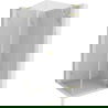 Mexen Lunar L cabină de duș cu ușă batantă dreapta 90 x 90 cm, transparentă, aurie periată - 834L-090-090-55-00-P