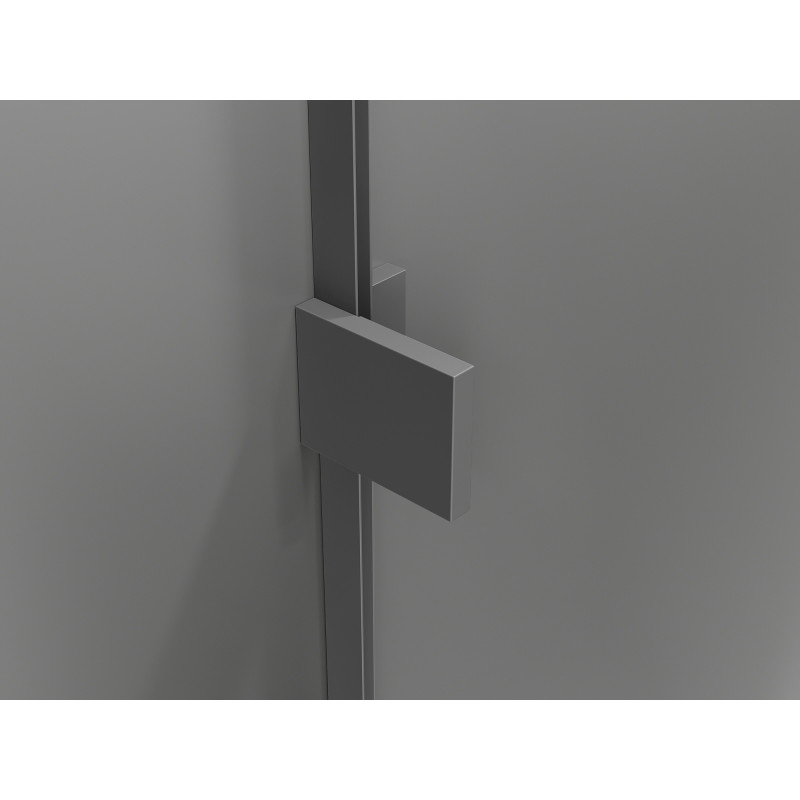 Mexen Lunar L Duo zuhanykabin balra nyíló 90 x 80 cm, átlátszó, gun metal - 834L-090L-080P-95-00