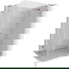 Mexen Lunar L cabină de duș pivotantă dreaptă 90 x 80 cm, transparent, aur roz - 834L-090-080-60-00-P
