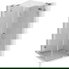 Mexen Lunar L cabină de duș batantă dreapta 70 x 70 cm, transparentă, gri armă periat - 834L-070-070-66-00-P