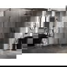 Mexen Lunar L zuhanyfülke jobbos 80 x 80 cm, átlátszó, szálcsiszolt gun gray - 834L-080-080-66-00-P