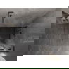 Mexen Lunar L zuhanyfülke jobbos 80 x 80 cm, átlátszó, szálcsiszolt gun gray - 834L-080-080-66-00-P