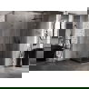 Mexen Lunar L cabină de duș rabatabilă dreapta 100 x 100 cm, transparent, gri armat periat - 834L-100-100-66-00-P