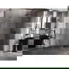 Mexen Lunar L cabină de duș rabatabilă dreapta 100 x 100 cm, transparent, gri armat periat - 834L-100-100-66-00-P