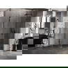 Mexen Lunar L cabină de duș pivotantă dreapta 70 x 70 cm, transparent, neagră - 834L-070-070-70-00-P