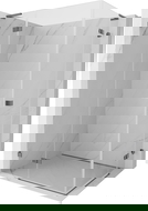 Mexen Lunar L Duo balra nyíló zuhanykabin 120 x 105 cm, átlátszó, gun metal - 834L-120L-105P-95-00