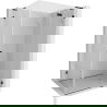 Mexen Lunar L cabină de duș pivotantă dreapta 90 x 80 cm, transparentă, neagră - 834L-090-080-70-00-P
