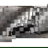 Mexen Lunar L cabină de duș cu deschidere dreapta 95 x 90 cm, transparentă, gun metal - 834L-095-090-95-00-P