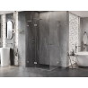 Mexen Lunar L Duo cabină de duș cu deschidere spre stânga 90 x 80 cm, transparent, nichel periat - 834L-090L-080P-97-00