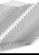 Mexen Lunar L jobbos nyíló zuhanykabin 95 x 70 cm, átlátszó, szálcsiszolt nikkel - 834L-095-070-97-00-P