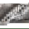 Mexen Lunar L cabină de duș cu deschidere spre dreapta 100 x 70 cm, transparent, nichel periat - 834L-100-070-97-00-P