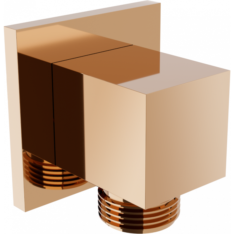 Mexen Cube szögletes csatlakozó, rózsaarany - 79340-60