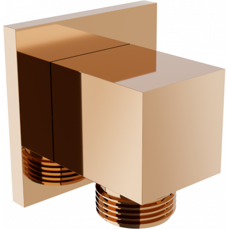 Mexen Cube racord unghiular, aur roz - 79340-60