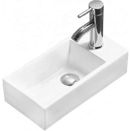 Mexen Inez balra szerelt mosdókagyló 45 x 25 cm, fehér - 21434500L