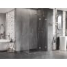 Cabină de duș dreaptă pliantă Mexen Lunar 85 x 80 cm, transparent, crom - 834-085-080-01-00-P