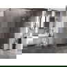 Mexen Lunar cabină de duș cu deschidere dreapta 95 x 90 cm, transparent, crom - 834-095-090-01-00-P