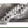Mexen Lunar cabină de duș cu deschidere spre dreapta 70 x 70 cm, transparent, albă - 834-070-070-20-00-P