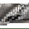 Mexen Lunar cabină de duș pivotantă dreaptă 90 x 90 cm, transparent, auriu - 834-090-090-50-00-P