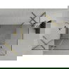 Mexen Roma cabină de duș cu balamale 70 x 100 cm, transparent, Aurie - 854-070-100-50-00