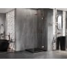 Mexen Lunar cabină de duș dreapta 70 x 70 cm, transparent, aur roz - 834-070-070-60-00-P