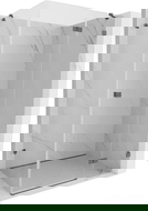 Mexen Lunar nyíló zuhanykabin jobb 75 x 70 cm, átlátszó, szálcsiszolt pisztolyszürke - 834-075-070-66-00-P