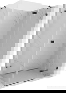 Mexen Lunar jobboldali zuhanykabin 75 x 70 cm, átlátszó, fekete - 834-075-070-70-00-P