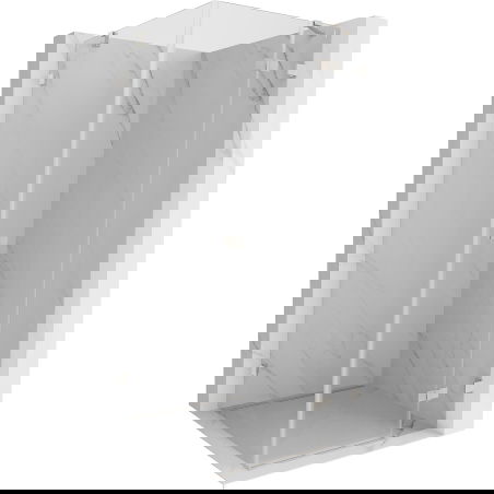 Mexen Lunar cabină de duș cu deschidere spre dreapta 70 x 70 cm, transparent, nichel periat - 834-070-070-97-00-P