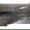 Cabină de duș cu ușă rabatabilă stângă Mexen Lunar T 140 x 70 cm, transparentă, crom - 834T-140-070-01-00-L