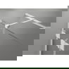 Mexen Lunar T cabină de duș tip balama stânga 120 x 80 cm, transparent, albă - 834T-120-080-20-00-L