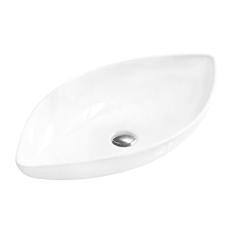 Mexen Ivone 70 x 37 cm-es pultra helyezhető mosdókagyló, fehér - 21487000