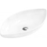 Mexen Ivone chiuvetă de blat 70 x 37 cm, albă - 21487000