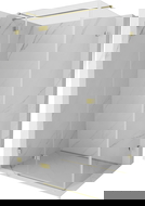 Mexen Lunar T zuhanykabinként jobbra nyitható balra 120 x 70 cm, átlátszó, arany - 834T-120-070-50-00-L