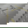 Mexen Lunar T cabină de duș cu deschidere stânga 135 x 80 cm, transparent, auriu - 834T-135-080-50-00-L