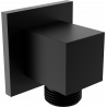 Mexen Cube szögletes csatlakozás, fekete - 79340-70