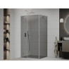 Mexen Roma cabina de duș pivotantă 100 x 120 cm, grafit, crom - 854-100-120-01-40