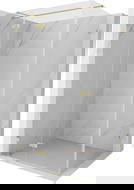 Mexen Lunar T cabină de duș cu deschidere stânga 140 x 100 cm, transparentă, auriu periat - 834T-140-100-55-00-L