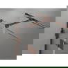 Mexen Lunar T cabină de duș pivotantă stânga 140 x 90 cm, transparent, aur roz - 834T-140-090-60-00-L