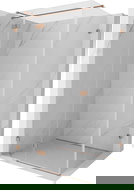 Mexen Lunar T cabină de duș pivotantă pe stânga 130 x 90 cm, transparentă, cupru periat - 834T-130-090-65-00-L