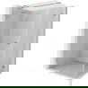 Mexen Lunar T cabină de duș pivotantă stânga 135 x 100 cm, transparent, cupru periat - 834T-135-100-65-00-L
