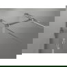 Mexen Lunar T cabină de duș batantă dreapta 140 x 90 cm, transparent, crom - 834T-140-090-01-00-P
