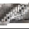 Mexen Lunar T cabină de duș rabatabilă dreapta 135 x 100 cm, transparent, crom - 834T-135-100-01-00-P