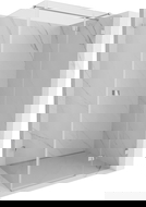 Mexen Lunar T jobbos, nyíló zuhanykabin 140 x 100 cm, átlátszó, króm - 834T-140-100-01-00-P