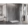 Mexen Lunar T cabină de duș cu deschidere dreapta 140 x 100 cm, transparentă, crom - 834T-140-100-01-00-P