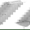 Mexen Lunar T cabină de duș rabatabilă stânga 135 x 110 cm, transparent, gri armă periat - 834T-135-110-66-00-L