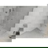 Cabină de duș Mexen Roma cu ușă batantă 100 x 70 cm, transparent, crom + cădiță Flat - 854-100-070-01-00-4010