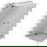 Mexen Lunar T cabină de duș pivotantă stânga 130 x 90 cm, transparentă, neagră - 834T-130-090-70-00-L